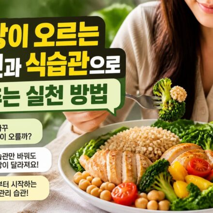 혈당이 오르는 원인과 식습관으로 낮추는 실천 방법