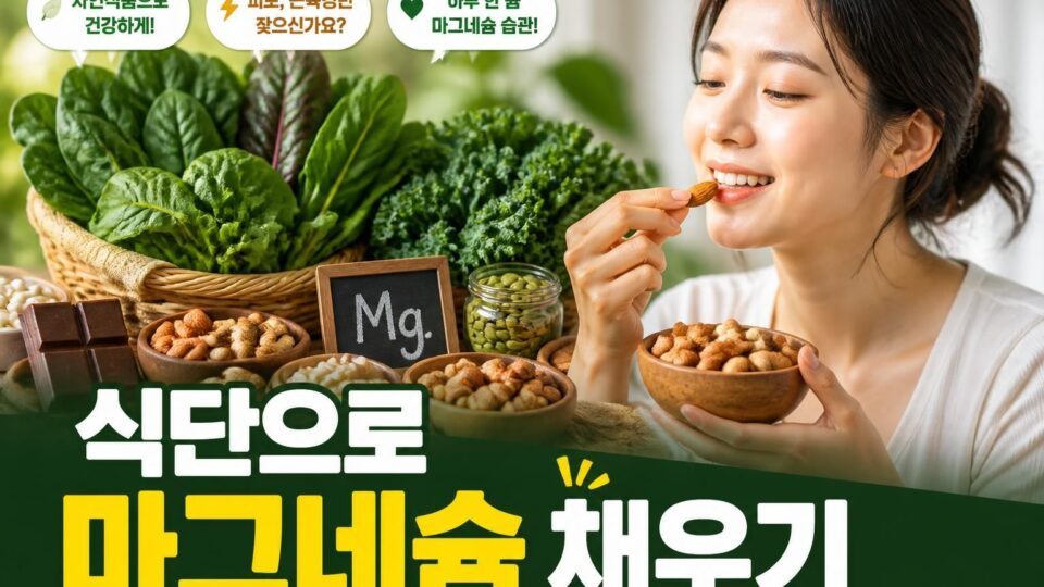 마그네슘 부족 증상, 식단에서 채우는 방법