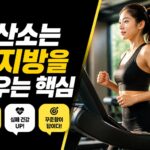 유산소 운동 효과와 체지방 감소에 좋은 운동 방법 정리