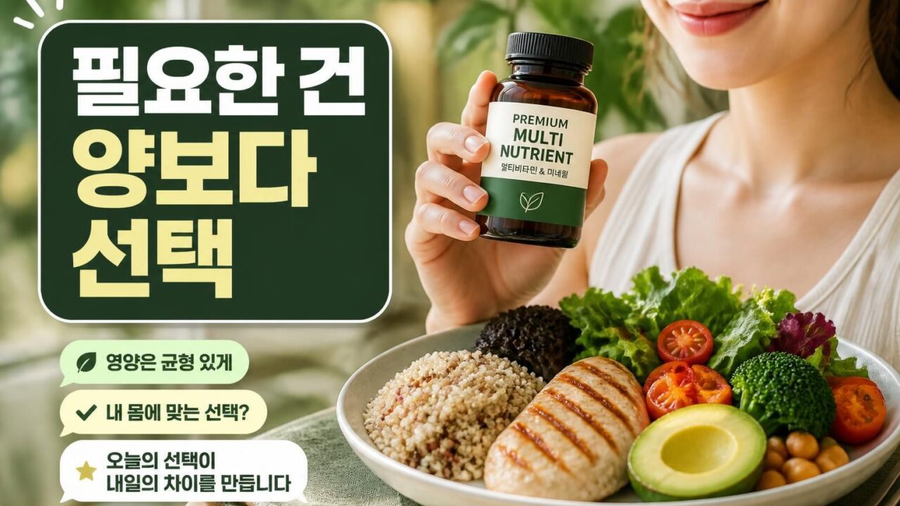영양제는 많이 먹을수록 좋을까? 꼭 필요한 영양제 고르는 법